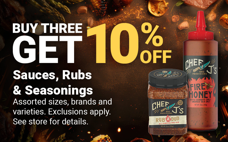 BBQ Sauces, Seasons and Rubs
