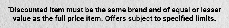 Discounted item callout