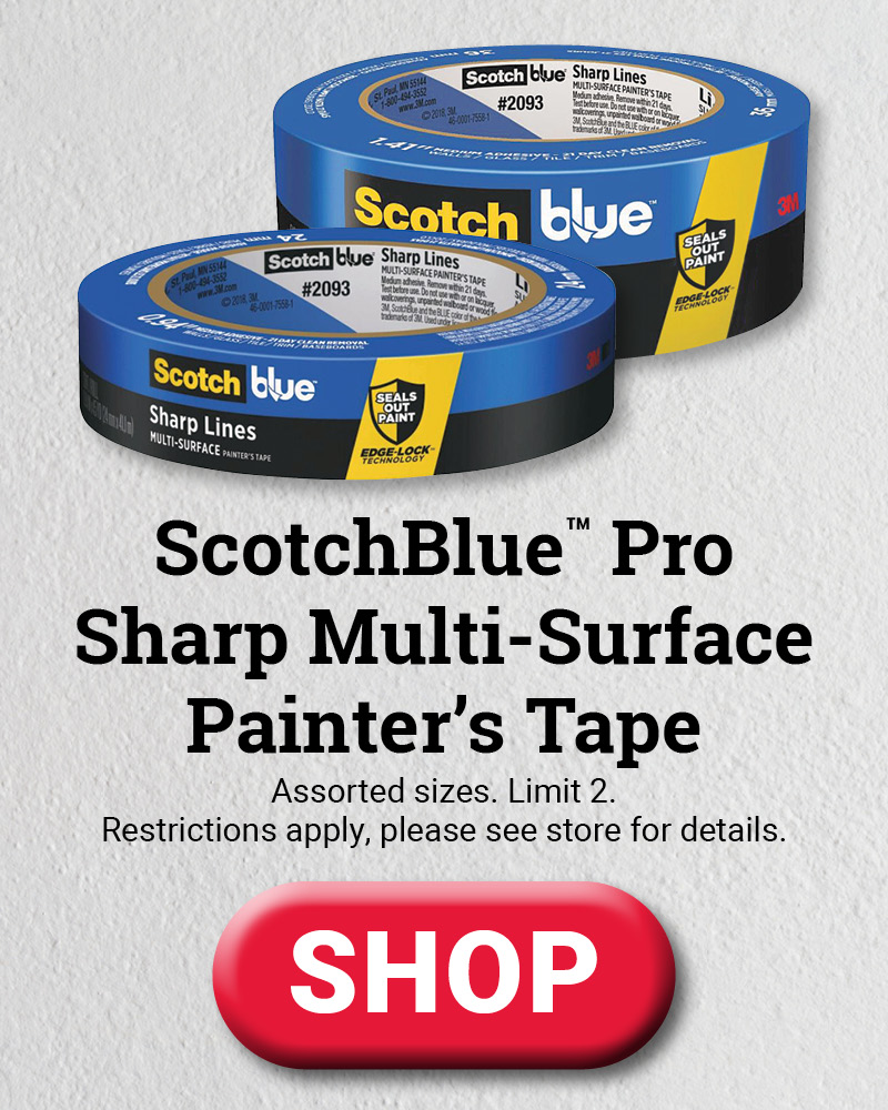 ScotchBlue™ Pro Sharp Multi-Surface Painter's Tape