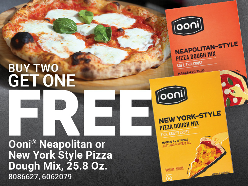Ooni® Neapolitan or New York-Style Pizza Dough Mix, 25.8 Oz.