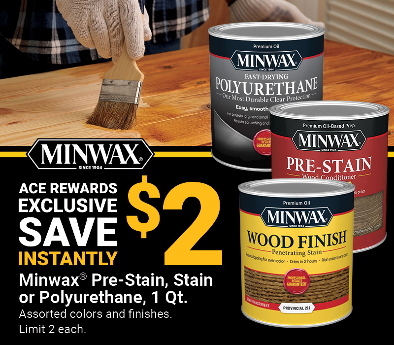 Minwax® Pre-Stain , Stain or Polyurethane, 1 Qt.