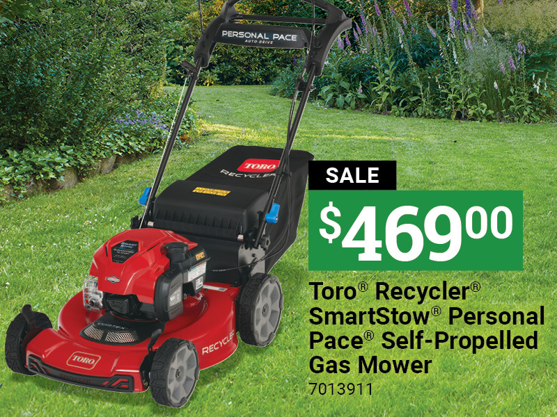 Toro® Recycler® SmartStow® Personal Pace® Self-Propelled Gas Mower
