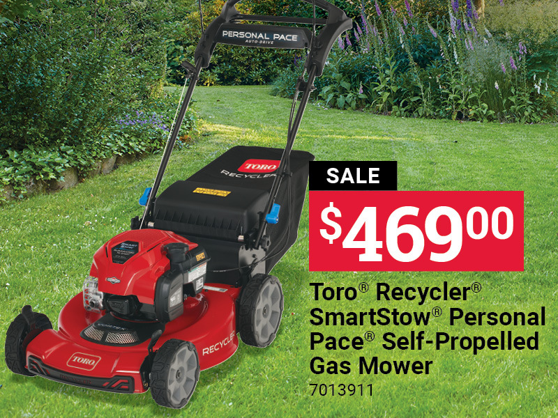 Toro® Recycler® SmartStow® Personal Pace® Self-Propelled Gas Mower