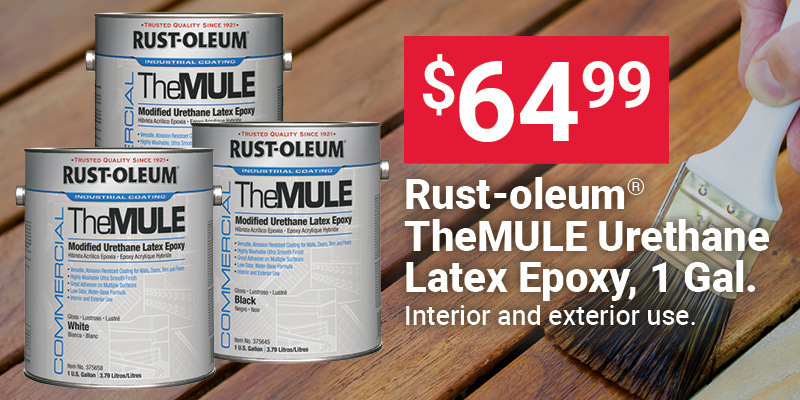 Rust-oleum® TheMULE Urethane Latex Epoxy, 1 Gal. general promo