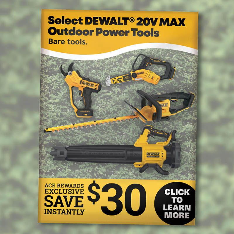 Select DeWalt® 20V MAX Outdoor Power Tools