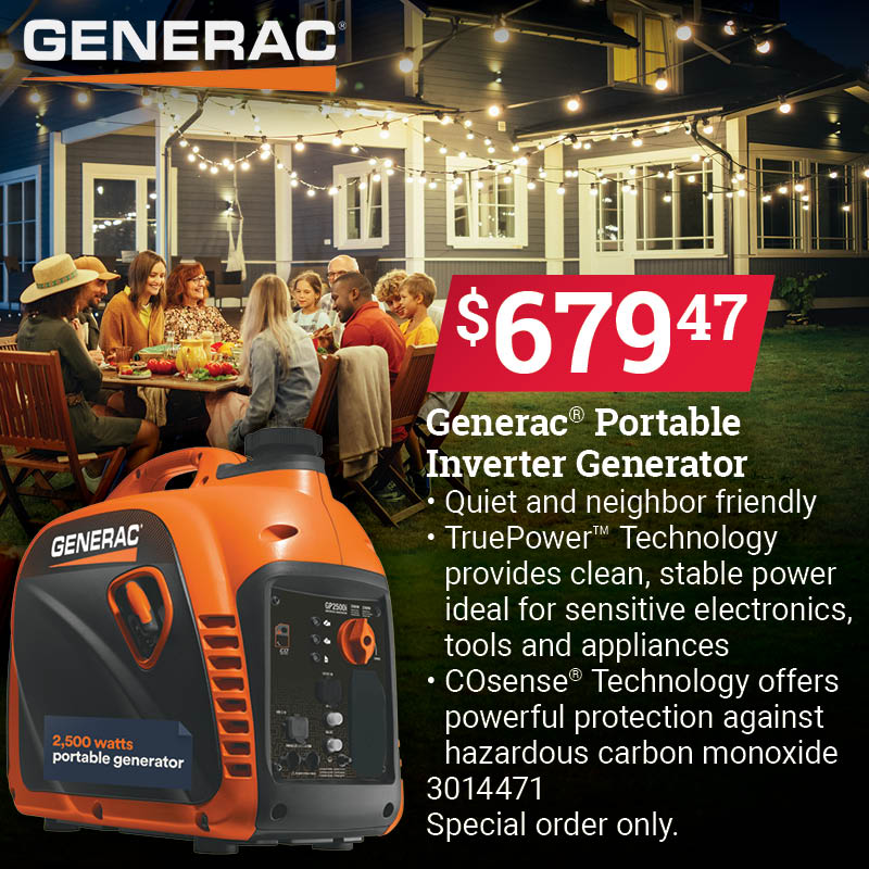 Generac® Portable Inverter Generator