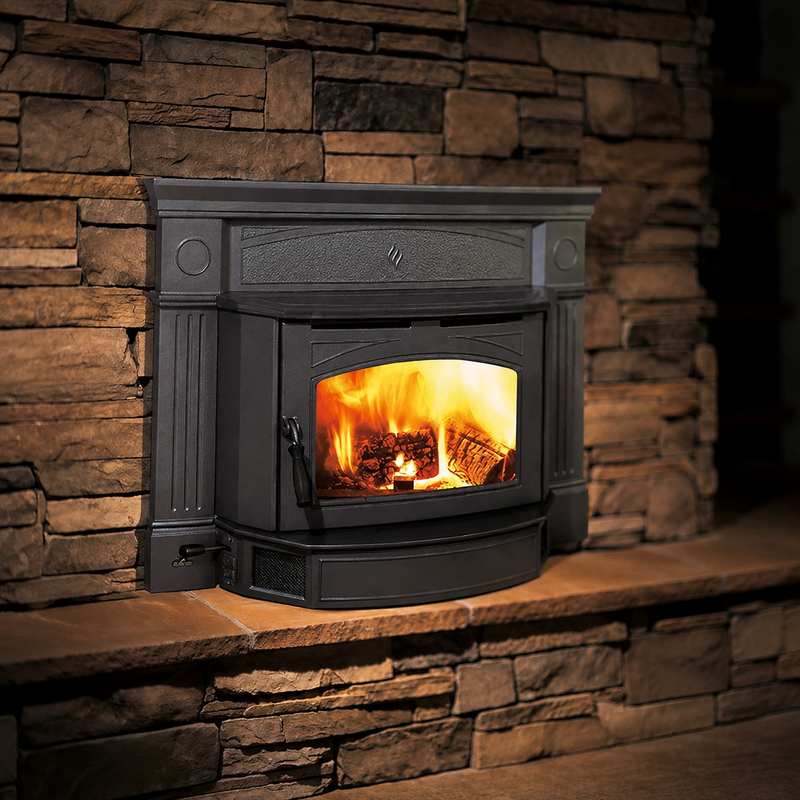 Hampton Hi2451 Cast Wood Insert Metallic Black