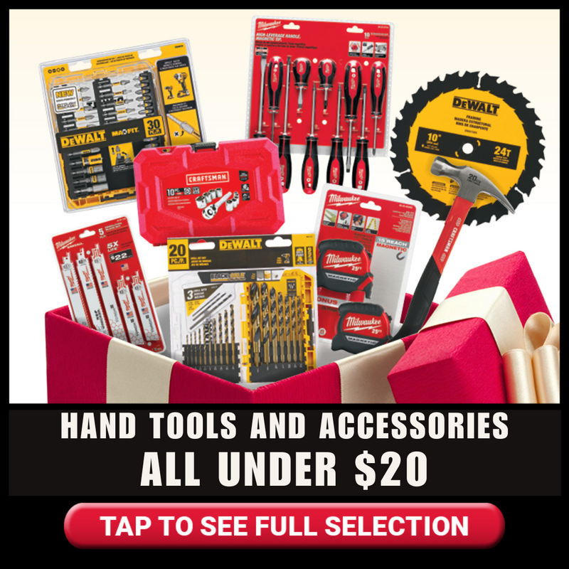 Hand Tools and Accessories Under $20