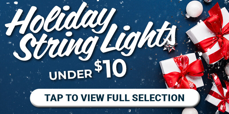 Holiday Light Sets for Under $10