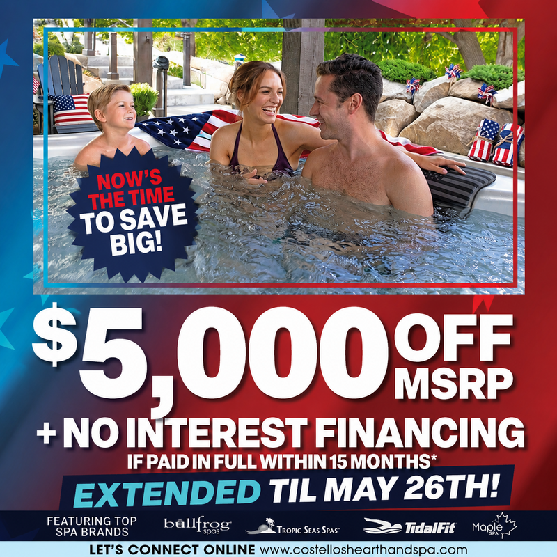 Hot Tub Memorial Day Extention