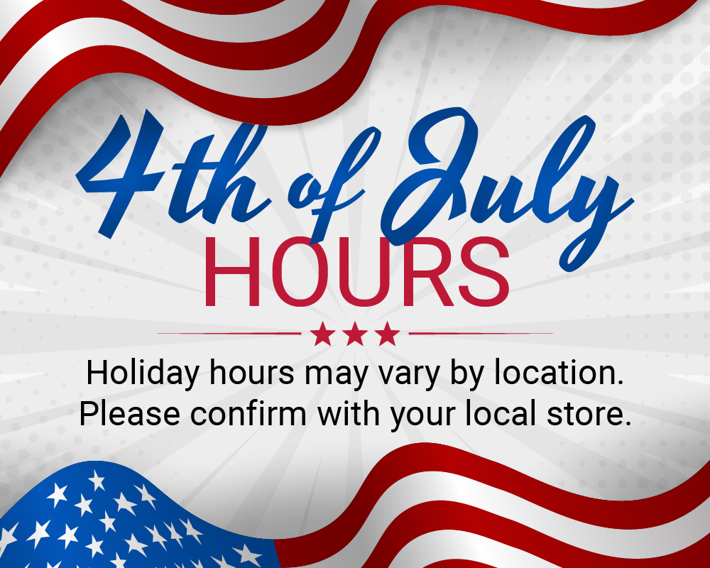 July 4th Store Hours