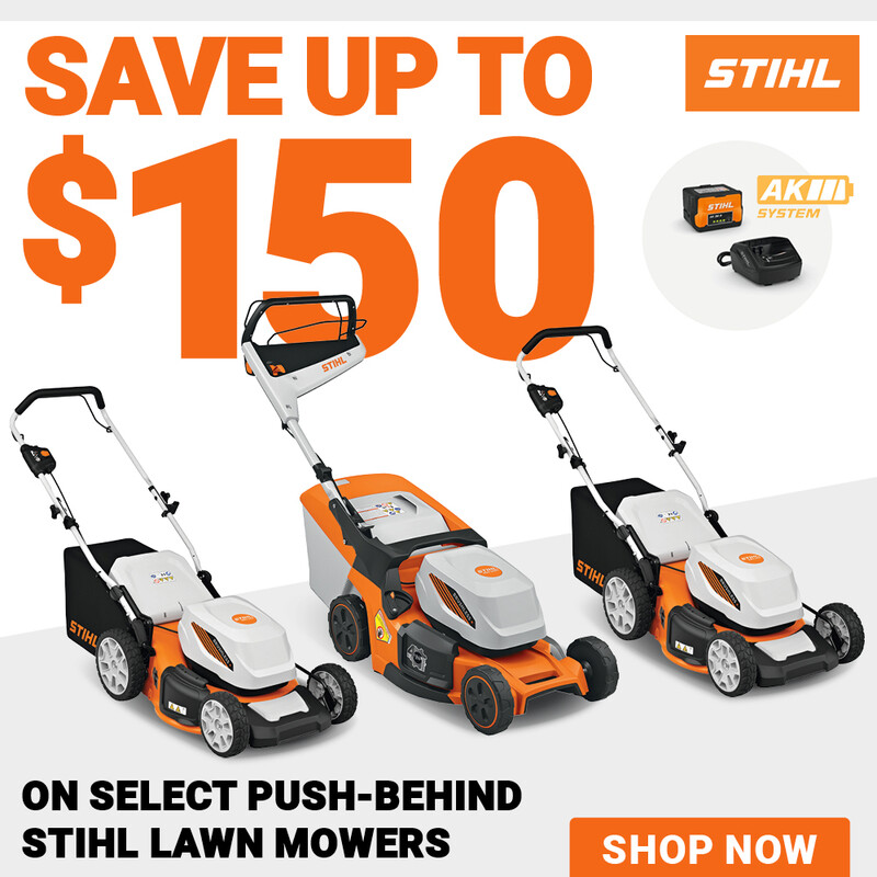 STIHL Save Up To $150 on Push-Behind Mowers