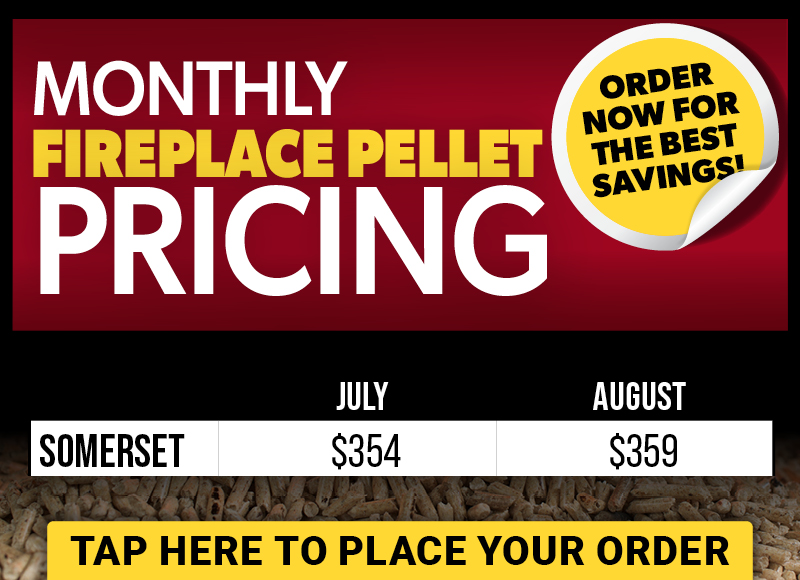 Monthly Pellet Pricing - NJ (July-August)