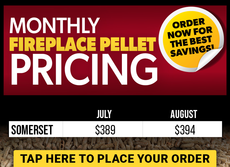 Monthly Pellet Pricing - NY (July-August)