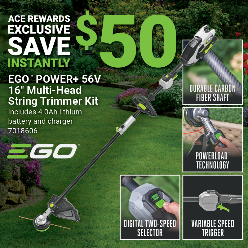 EGO™ POWER+ 56V 16" Multi-Head String Trimmer Kit