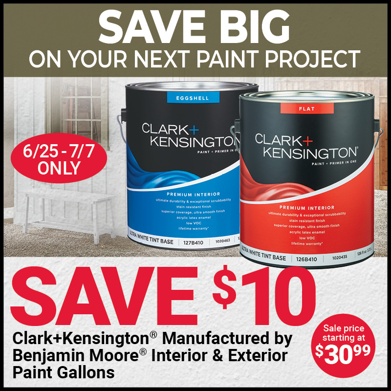 Clark+Kensington® Interior & Exterior Paint Gallons
