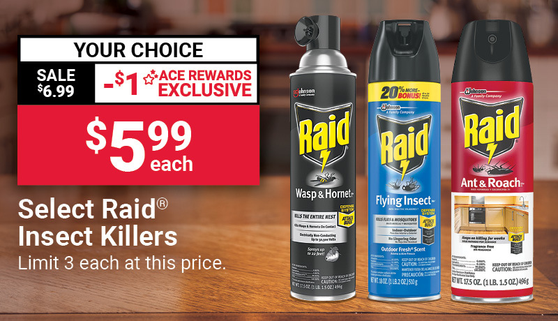 Select Raid® Insect Killers