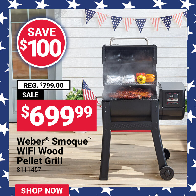 Weber® Smoque™ WiFi Wood Pellet Grill