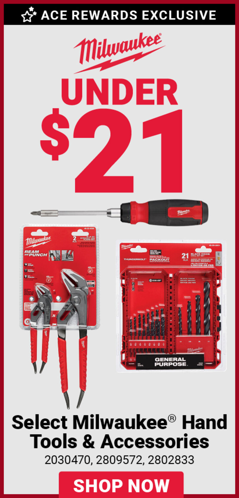 Milwaukee® Hand Tools & Accessories