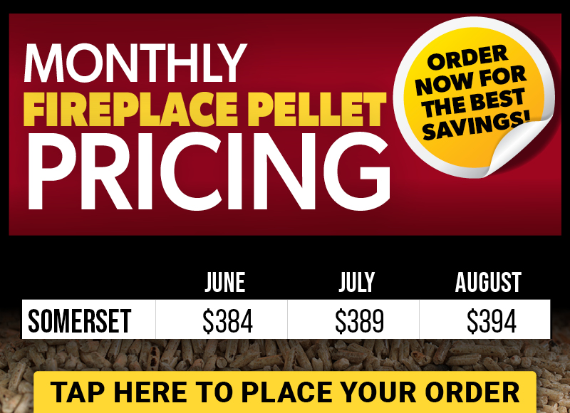 Monthly Pellet Pricing - NY (June-August)