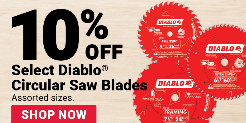 Select Diablo® Circular Saw Blades
