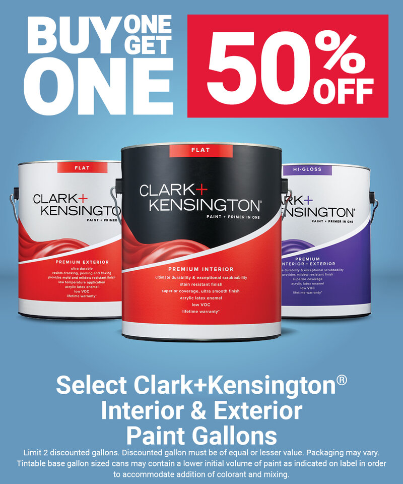 Select Clark+Kensington® Interior And Exterior Paint Gallons