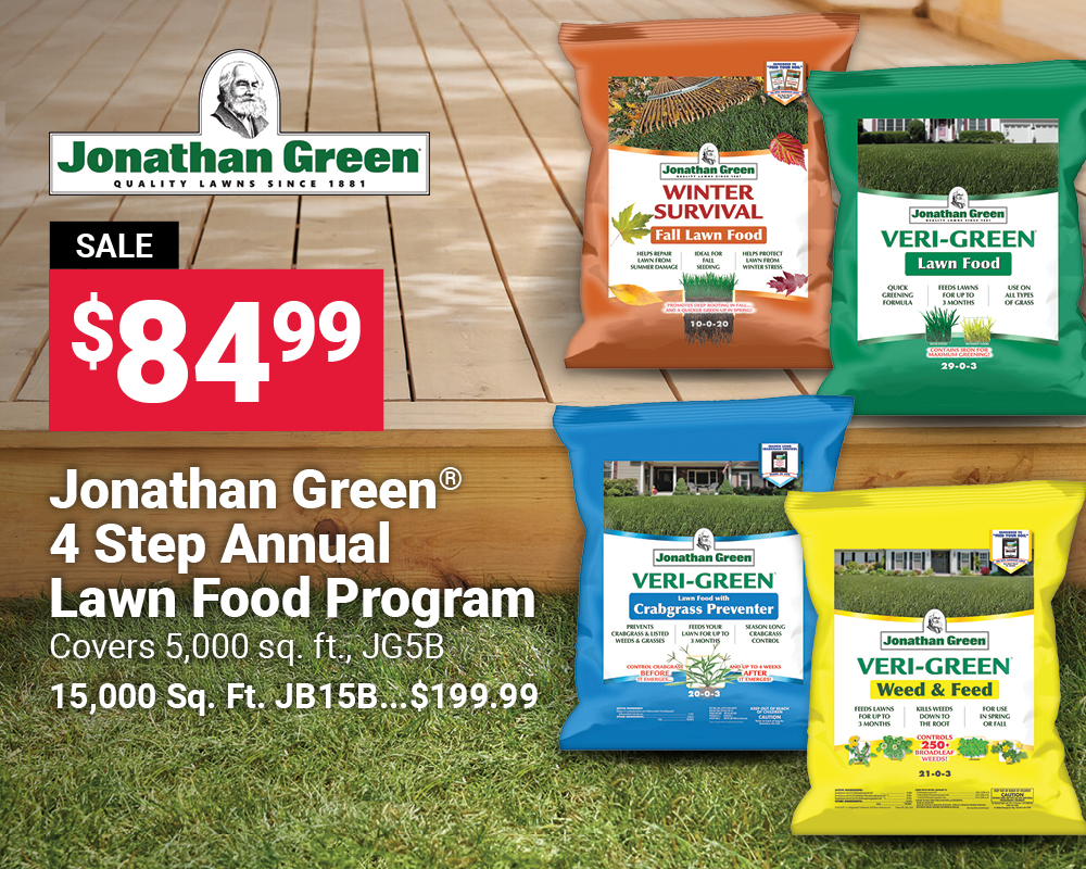 Jonathan Green® 4 Step Annual Lawn Food Program