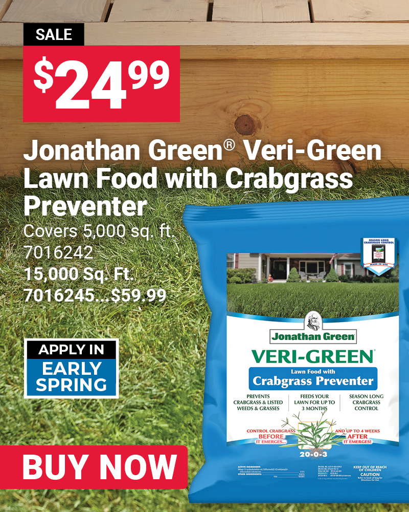 Jonathan Green® Veri-Green Lawn Food with Crabgrass Preventer