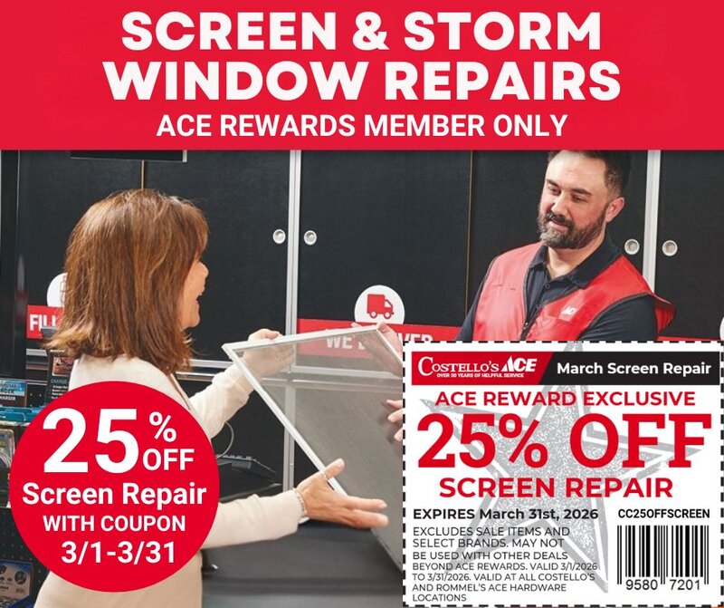 Screen & Storm Window Repairs