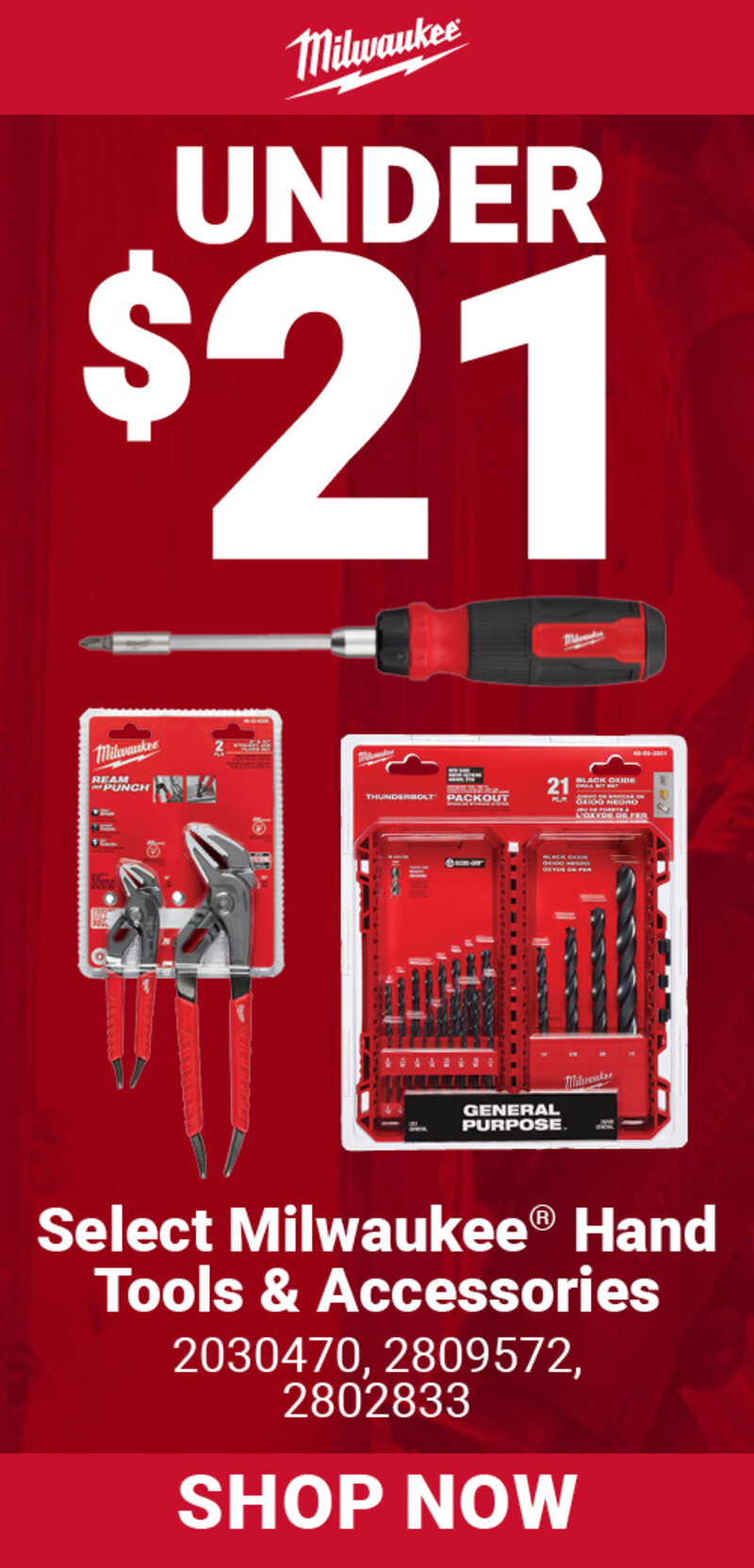 Milwaukee® Hand Tools & Accessories