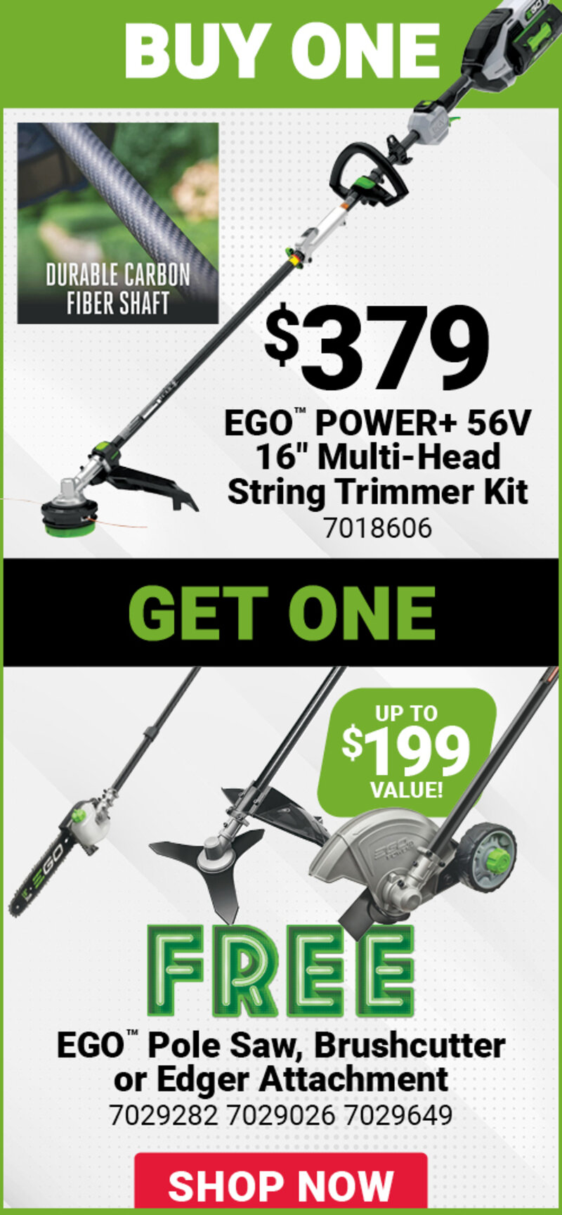 EGO™ BOGO Offer - String Trimmer