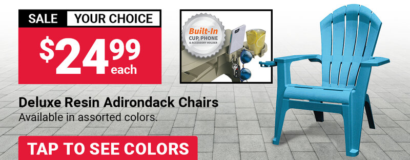 Deluxe Resin Adirondack Chairs