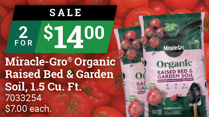 Miracle-Gro® Organic Raised Bed & Garden Soil, 1.5 Cu. Ft.
