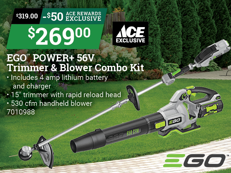 EGO™ POWER+ 56V Battery-Powered Trimmer & Blower Combo Kit