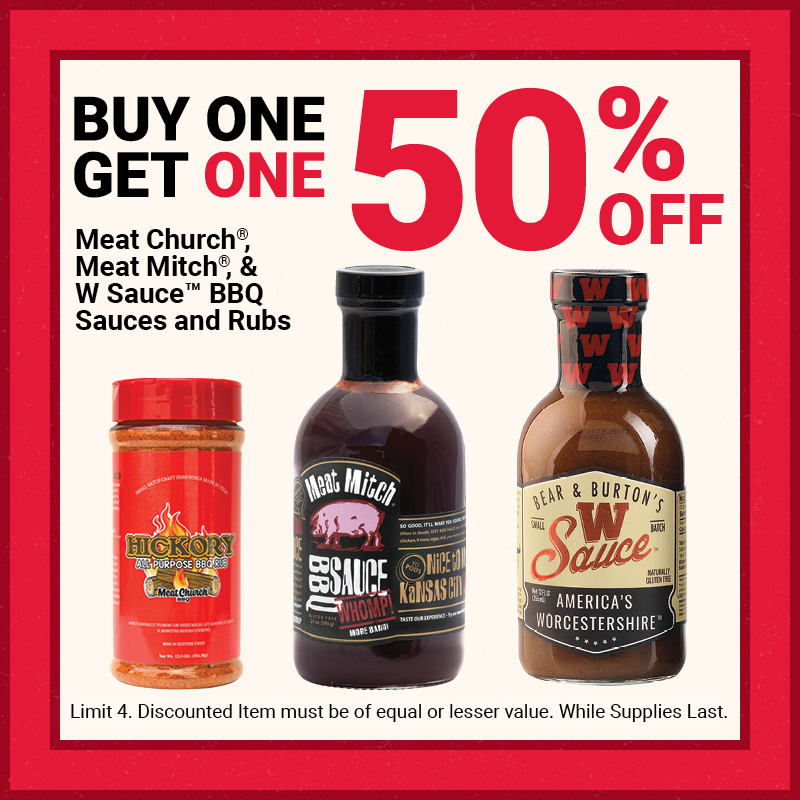 Buy One Get One Select Sauces & Rubs