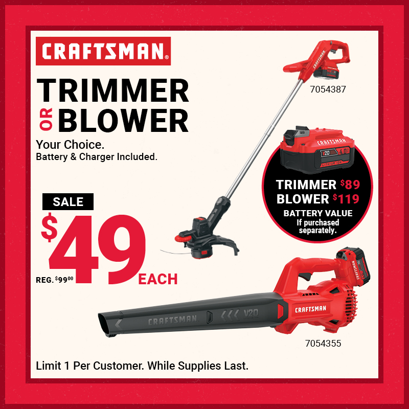 CRAFTSMAN® Trimmer or Blower