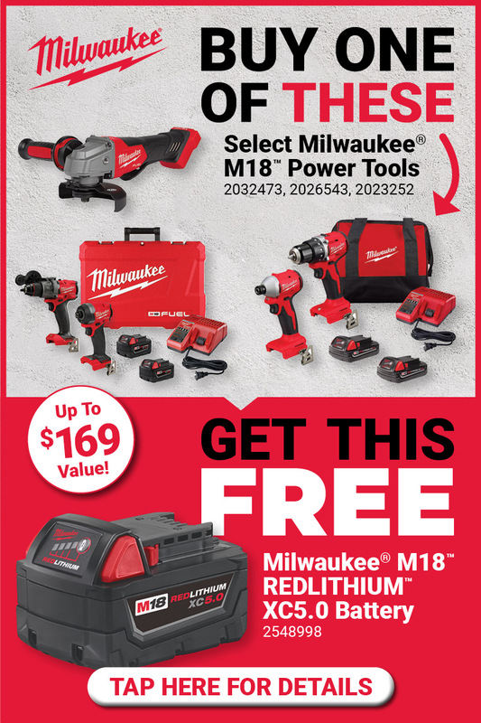 Milwaukee® Buy One of These Get This FREE