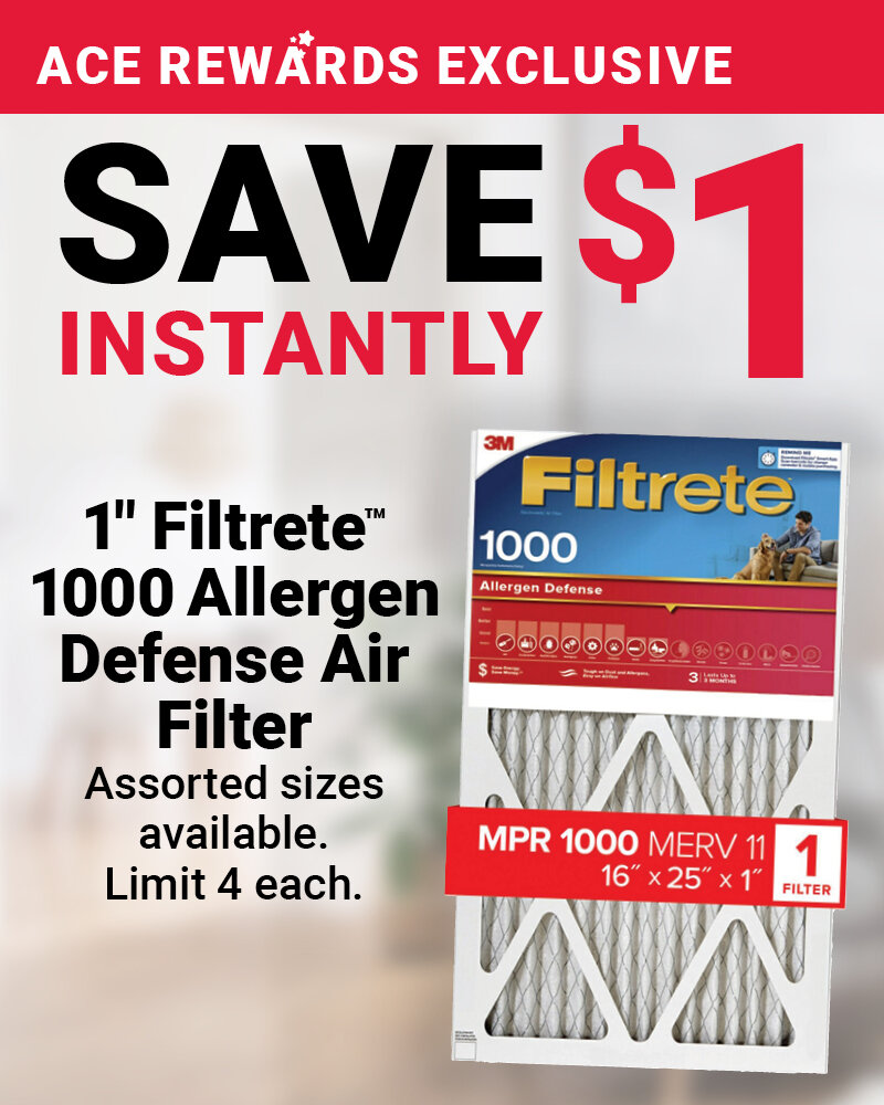 Select 1" Filtrete™ 1000 Allergen Defense Air Filter