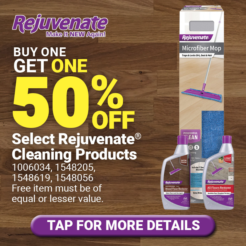 Select Rejuvenate® Cleaning Products