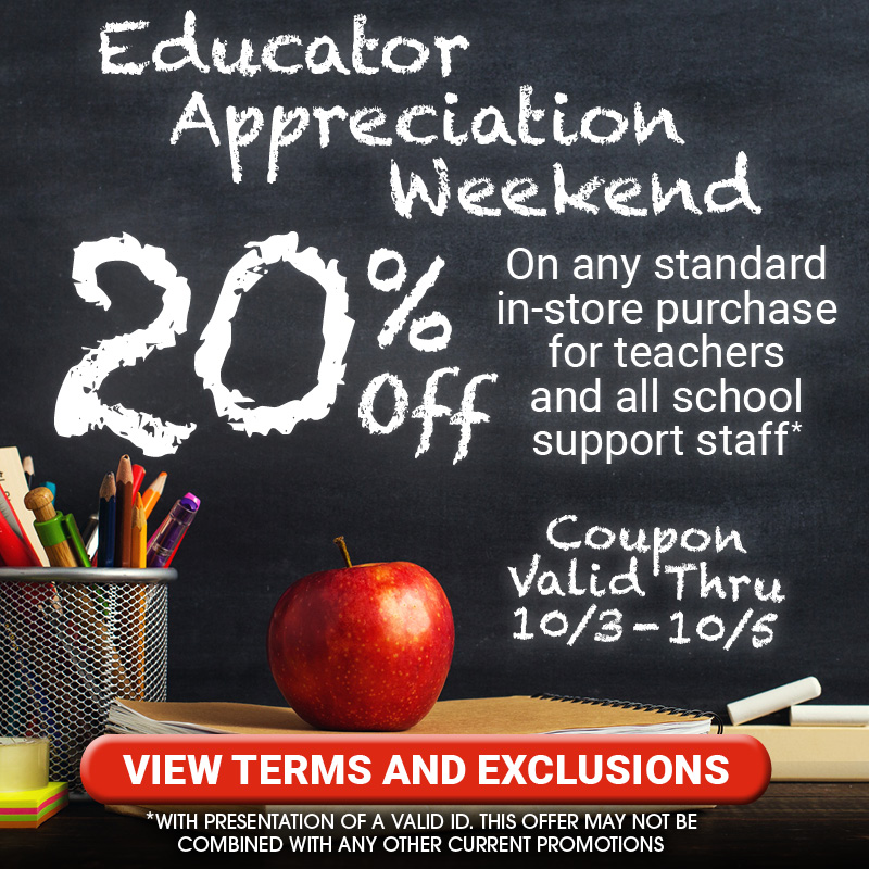 Educator Appreciation Weekend