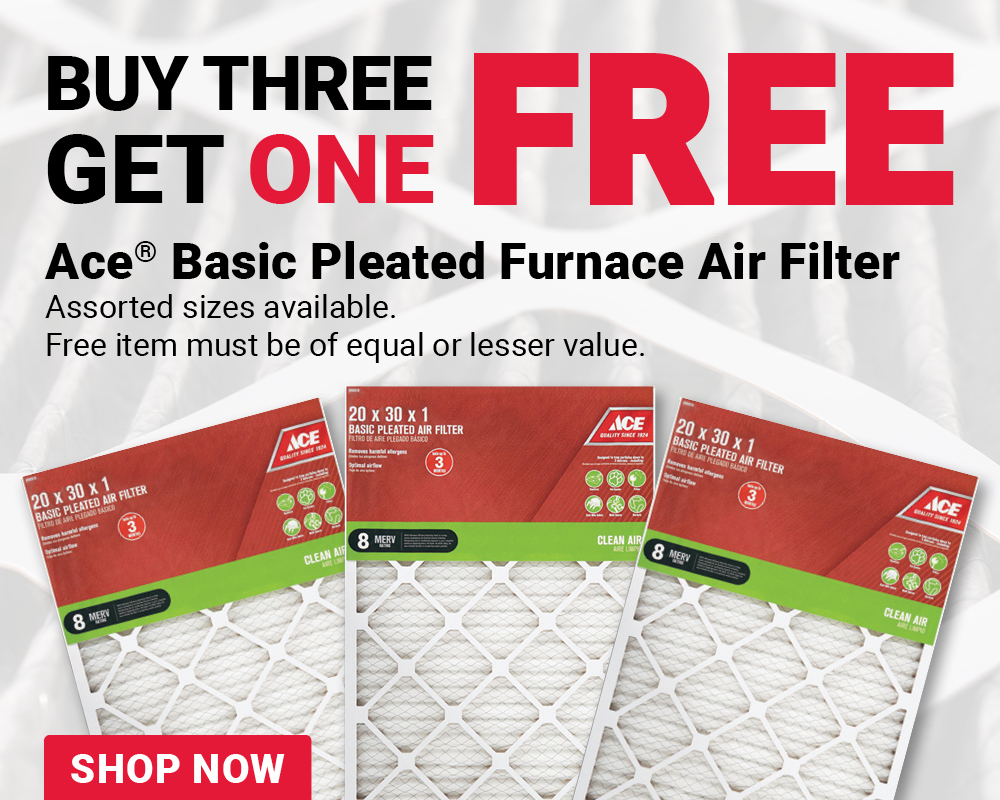 Ace® Basic Pleated Air Filter