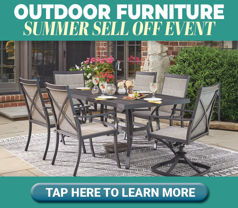 Outdoor Furniture Summer Sales Event