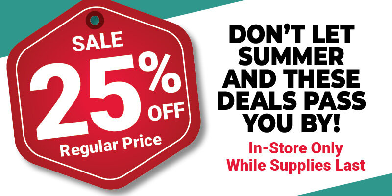 25% Off Announcement