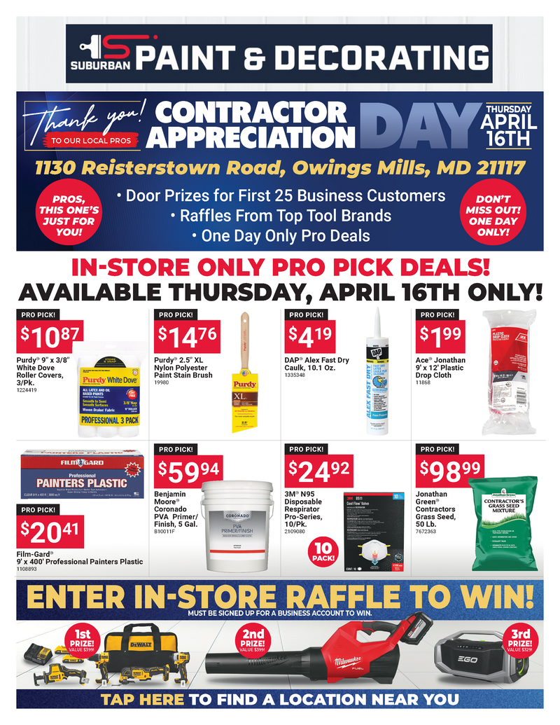 Contractor Appreciation Day- Owings Mills