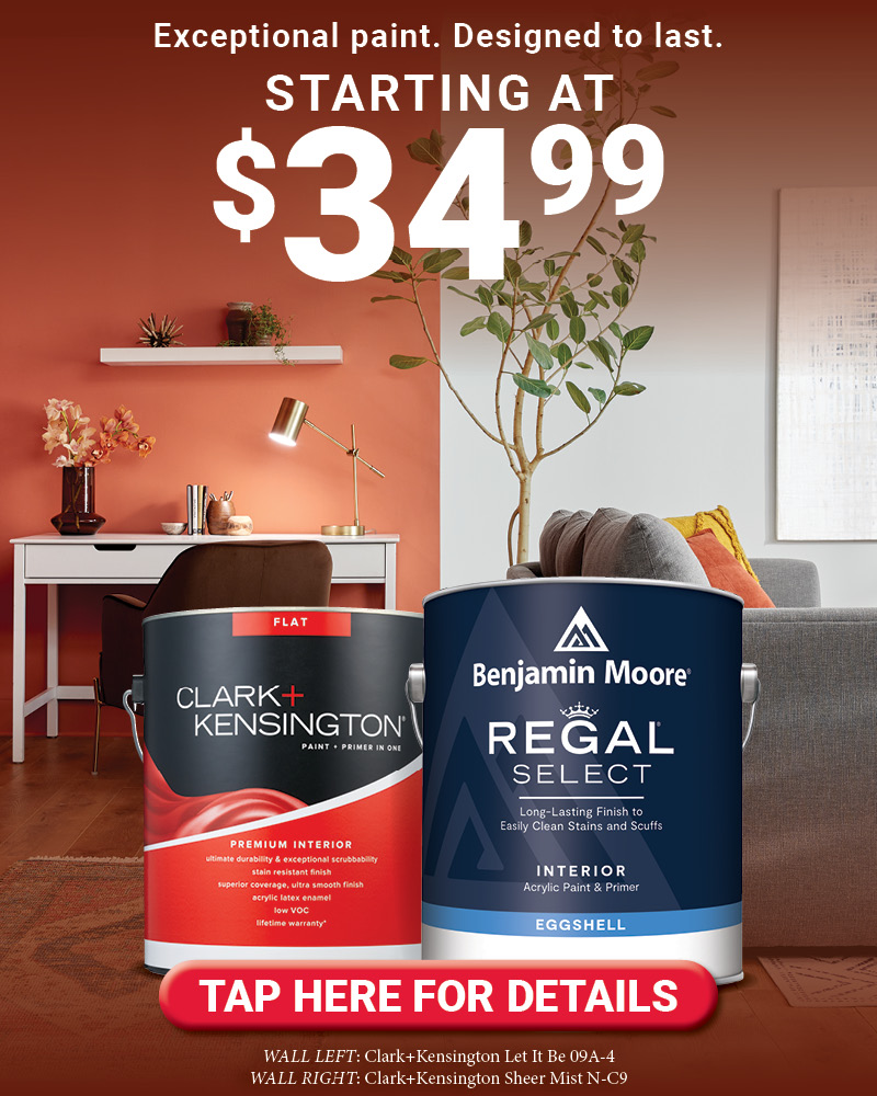 Benjamin Moore and Clark+Kensington Promo