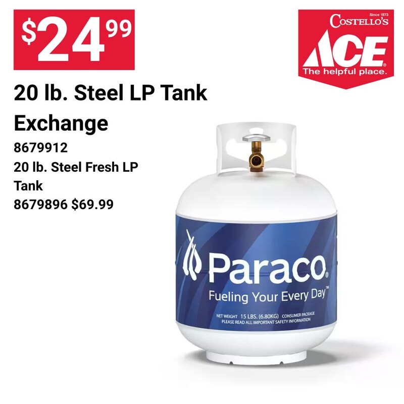 Paraco® Propane, 20 Lb.