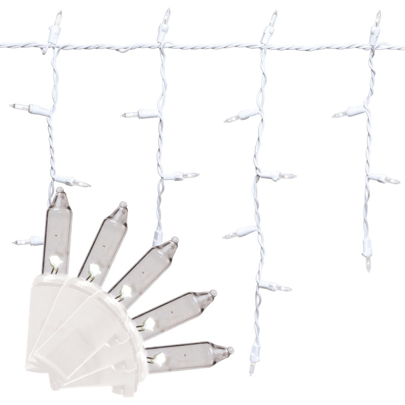 300 Ct. Celebrations® Classic 19.6’ LED T5 Pure White Icicle Christmas Lights