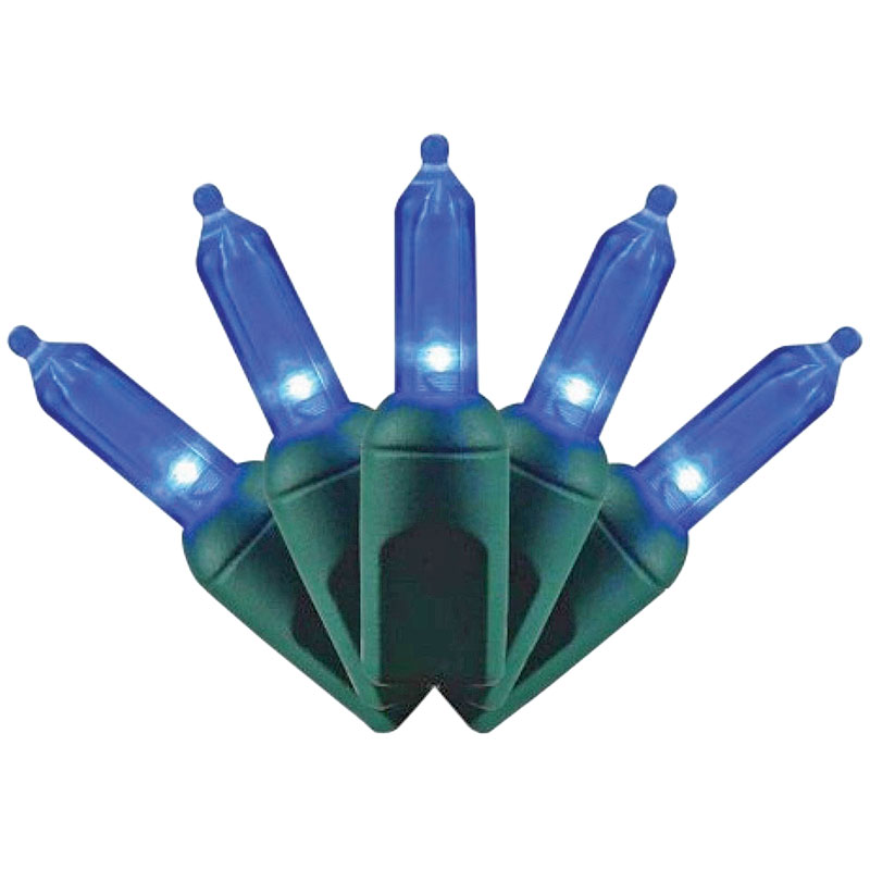 100 Ct. Celebrations® Classic 24.75’ LED T5 Blue String Christmas Lights