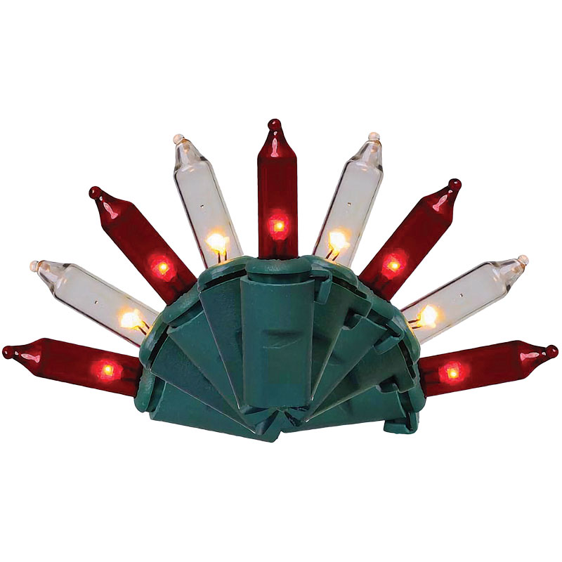 100 Ct. Celebrations® Classic 24.75’ LED T5 Red White String Christmas Lights