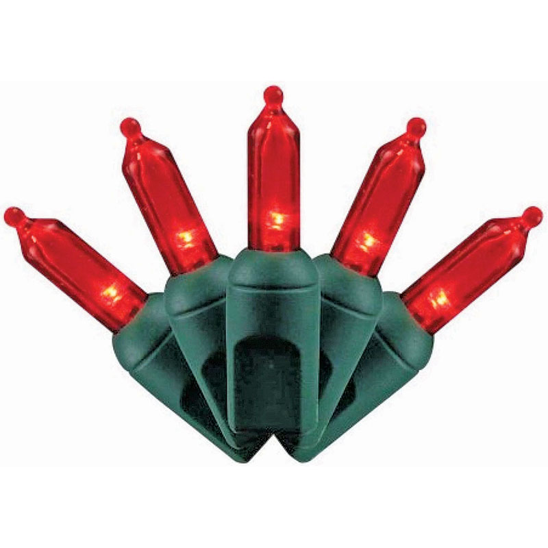 100 Ct. Celebrations® Classic 24.75' LED T5 Red String Christmas Lights